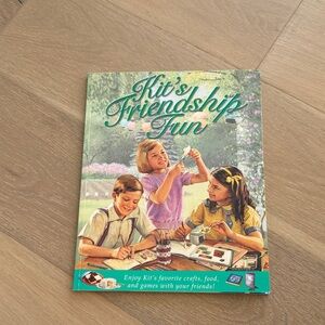 American Girl Kit's Friendship Fun Book - Green and Pink